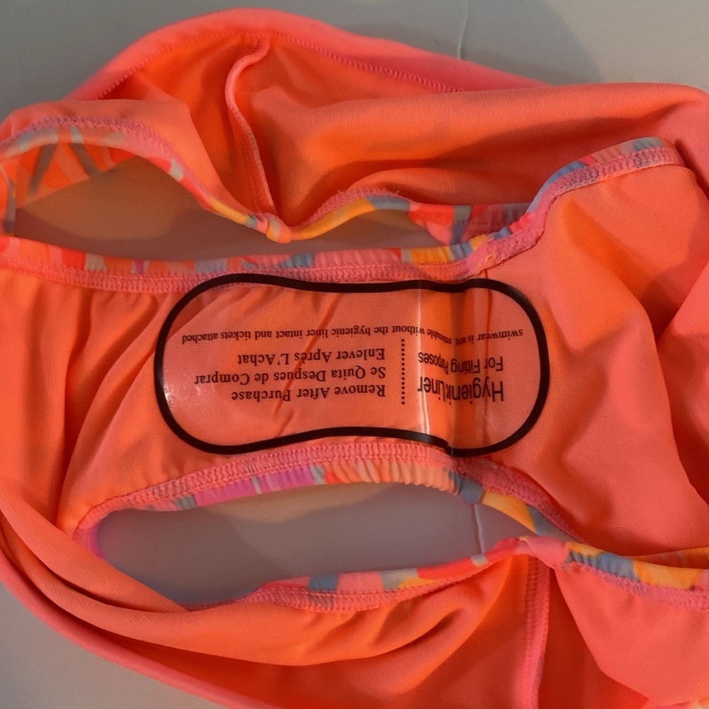 ZeroXPosur Swimwear, Bikini Set, Sz L, 14, Tie Dye, Neon, Boho, Pastel, NWOT - Picture 12 of 16